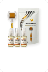 Más información sobre el Dermaroller medida de 0,50 mm y Pack Roller Cleaner