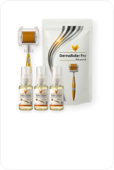 Más información sobre el Dermaroller medida de 0,75 mm y Pack Roller Cleaner