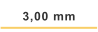 3,00 mm