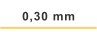 0,30 mm