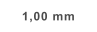 1,00 mm