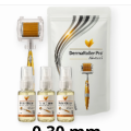 Dermaroller 0.30 mm con pack de 3 Roller Cleaner para cuidado prolongado y desinfección