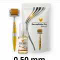 Dermaroller 0.50 mm con Roller Cleaner, ideal para piel revitalizada y limpia