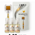 Dermaroller 1.00 mm y pack de 3 Roller Cleaner para desinfección intensiva de la piel